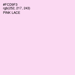 #FCD9F3 - Pink Lace Color Image